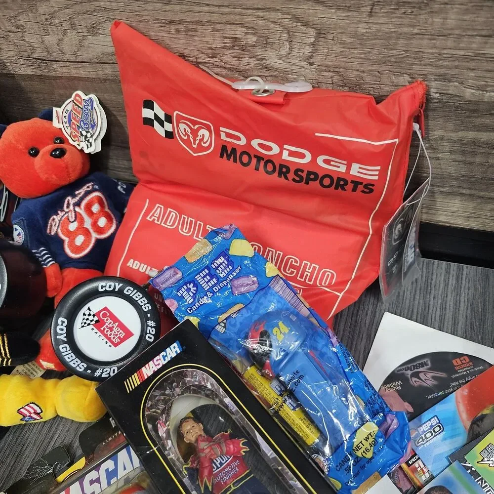 NASCAR Jeff Gordon Richard Petty Collectibles Mixed Lot Plush Diecast Cards PEZ